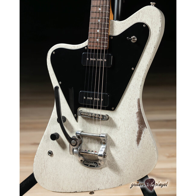 Fano PX6 Alt de Facto Lollar P-90 Left-Handed Guitar w/ Bigsby –Driftwood