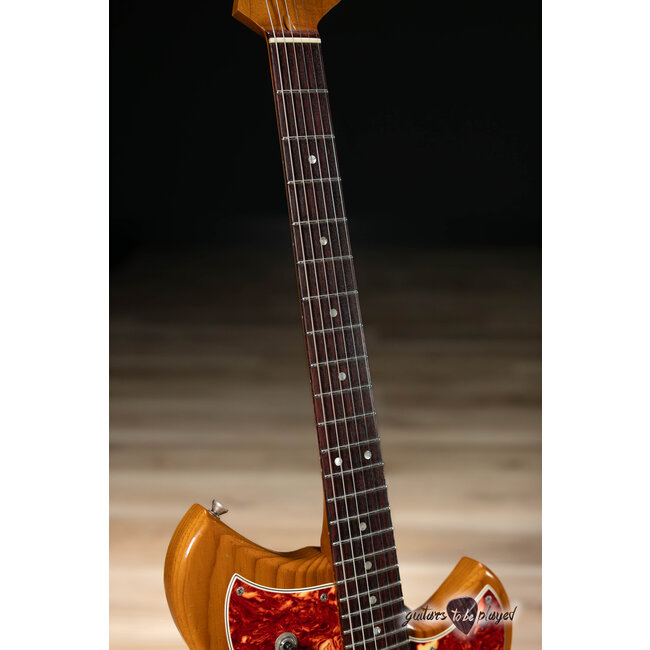 Novo Nucleus Serus P2 Guitar w/ Fralin P-90s – Amber