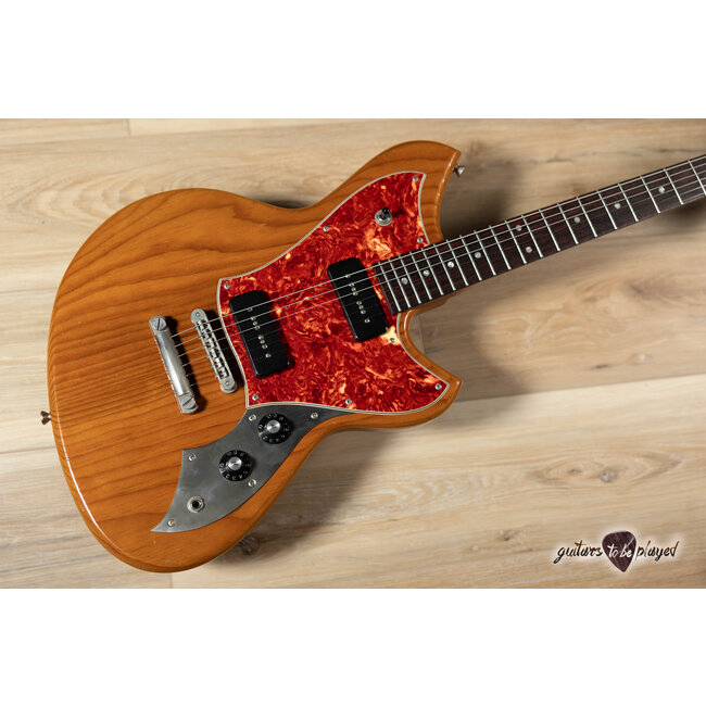 Novo Nucleus Serus P2 Guitar w/ Fralin P-90s – Amber