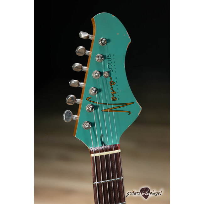 Novo Nucleus Solus F2 Guitar w/ Fralin P-90 & High Output T – Taos Turquoise