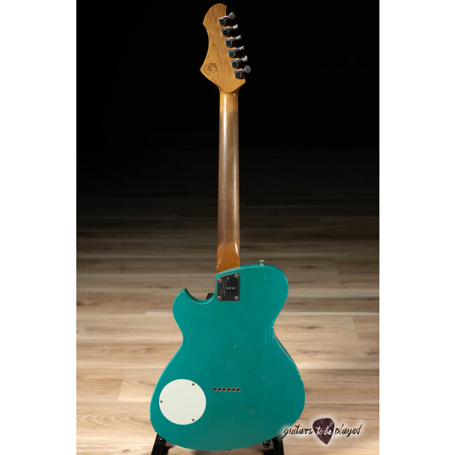 Novo Nucleus Solus F2 Guitar w/ Fralin P-90 & High Output T – Taos Turquoise