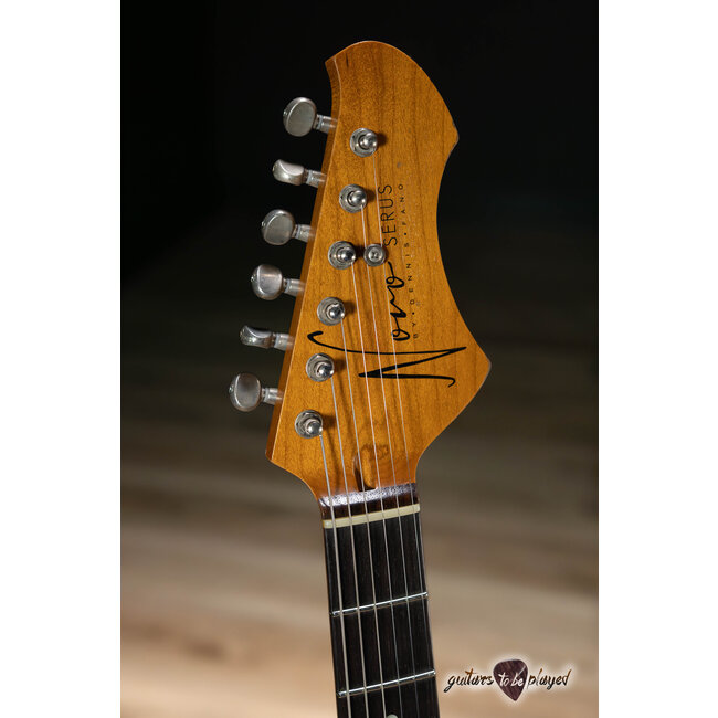 Novo Nucleus Serus J Guitar w/ Fralin P-90s – Amber
