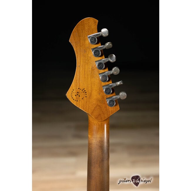 Novo Nucleus Serus J Guitar w/ Fralin P-90s – Amber