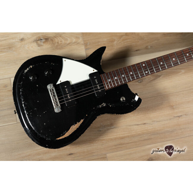 Fano RB6 Oltre Left-Handed P-90 Guitar w/ Gigbag – Bull Black