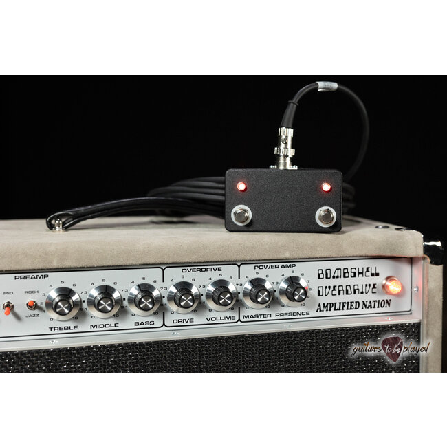 Amplified Nation Bombshell Overdrive 50W Combo – Silver Suede