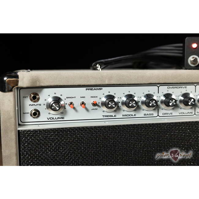 Amplified Nation Bombshell Overdrive 50W Combo – Silver Suede