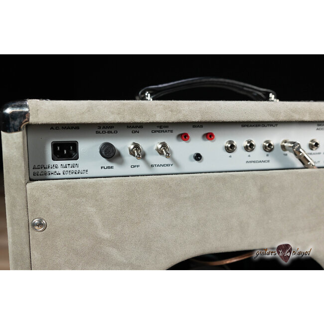 Amplified Nation Bombshell Overdrive 50W Combo – Silver Suede