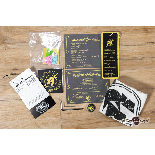 2023 Rock N Roll Relics Starfighter MojoTrons w/ Case – OD Green