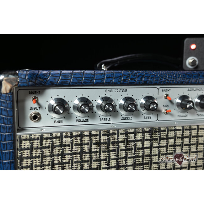 Amplified Nation Ampliphonix & Gain 50W Head & 112 Cab – Blue Croc