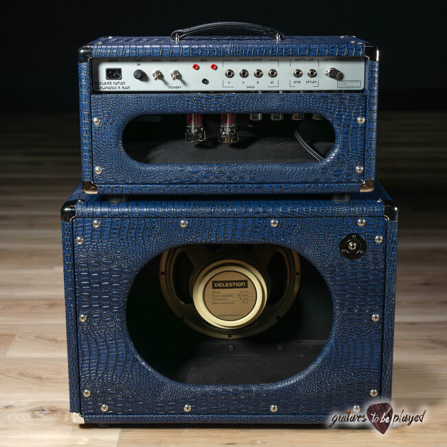Amplified Nation Ampliphonix & Gain 50W Head & 112 Cab – Blue Croc