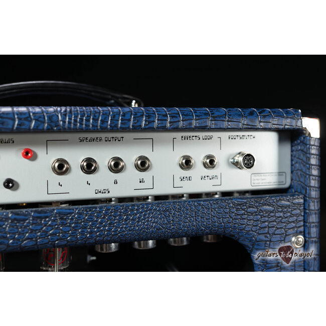 Amplified Nation Ampliphonix & Gain 50W Head & 112 Cab – Blue Croc