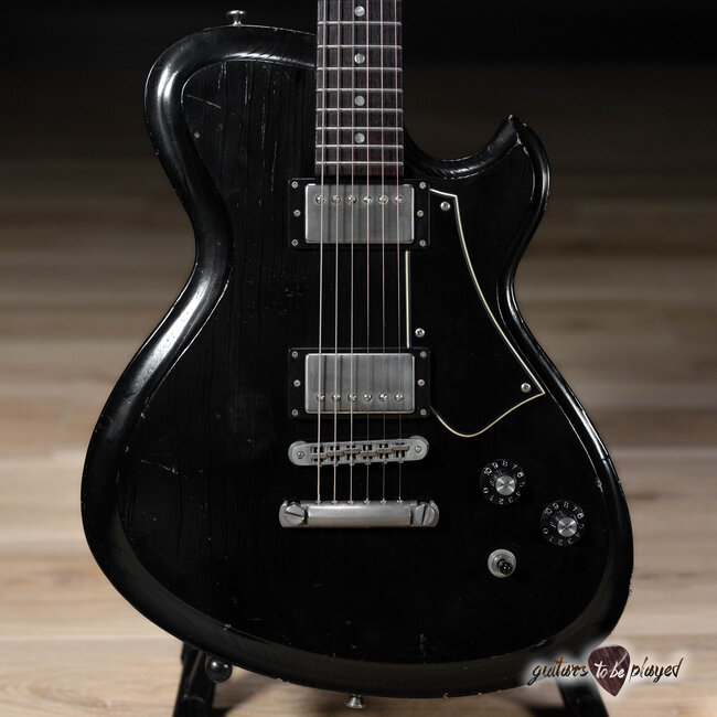 Novo Nucleus Solus H2 Guitar w/ Fralin Pure PAF's – Bull Black