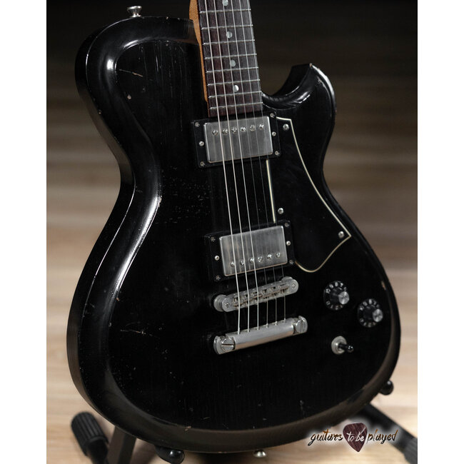 Novo Nucleus Solus H2 Guitar w/ Fralin Pure PAF's – Bull Black
