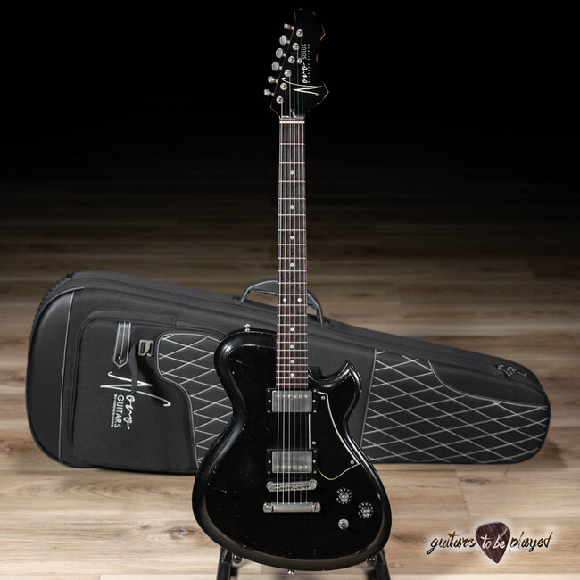 Novo Nucleus Solus H2 Guitar w/ Fralin Pure PAF's – Bull Black