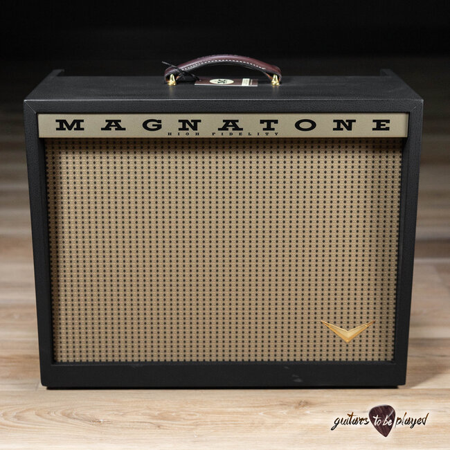 Magnatone Twilighter 22W Reverb/Vibrato 1x12” Combo Amp – Black w/ Brown Grill