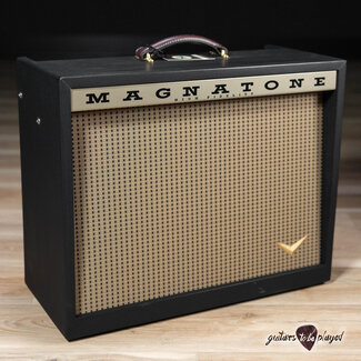 Magnatone Amplification Magnatone Twilighter 22W Reverb/Vibrato 1x12” Combo Amp – Black w/ Brown Grill