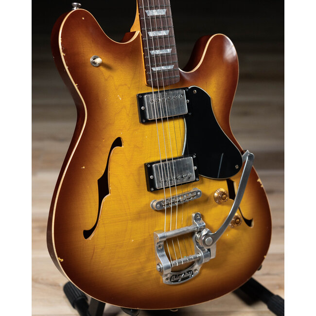 Fano GF6 Alt de Facto Lambertones Cremas w/ Bigsby – Light Tobacco Burst