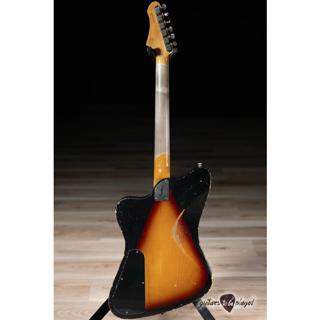 Fano PX6 Oltre Lollar Imperial Guitar w/ Gigbag – 3-Tone Sunburst