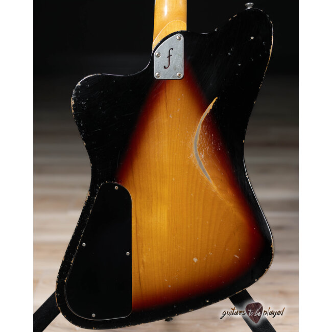 Fano PX6 Oltre Lollar Imperial Guitar w/ Gigbag – 3-Tone Sunburst