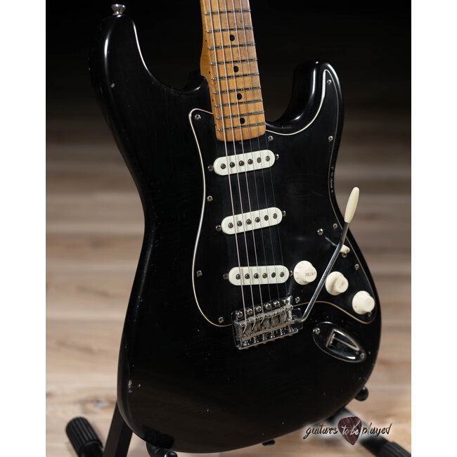 Mario Martin Guitars Ash/Paulownia S-Style w/ Fralin Vintage Hots - Black