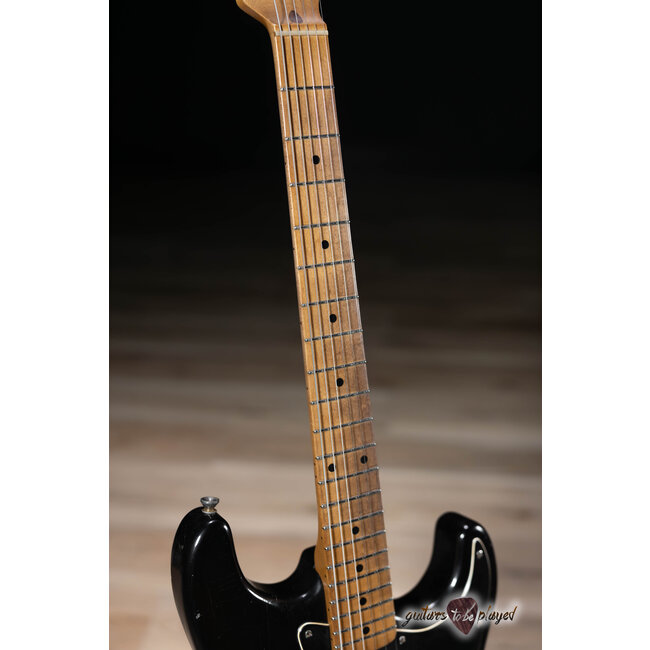 Mario Martin Guitars Ash/Paulownia S-Style w/ Fralin Vintage Hots - Black