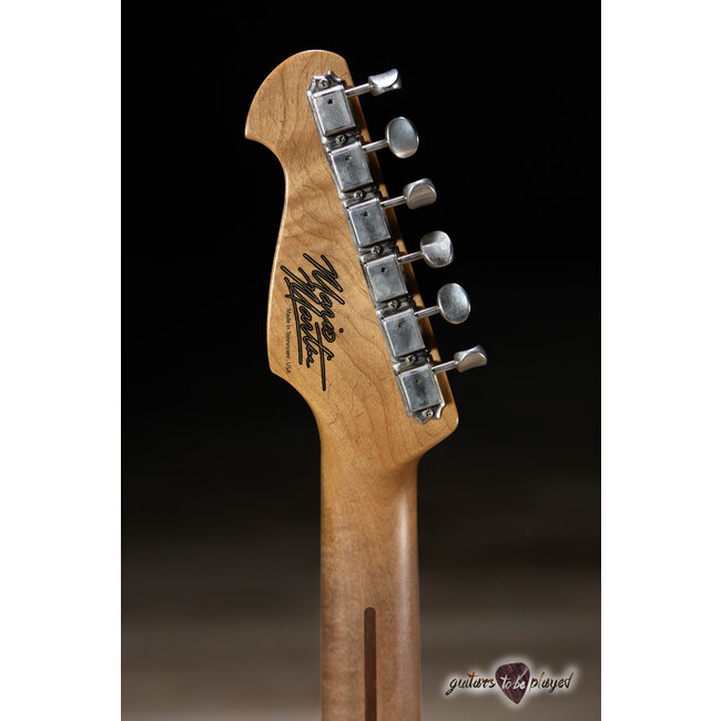 Mario Martin Guitars Ash/Paulownia S-Style w/ Fralin Vintage Hots - Black