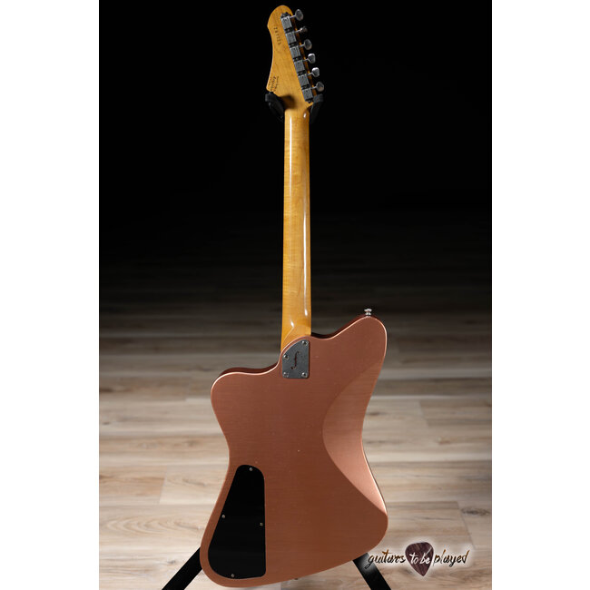 Fano PX6 Oltre Lollar P-90 Guitar w/ Gigbag – Copper Metallic