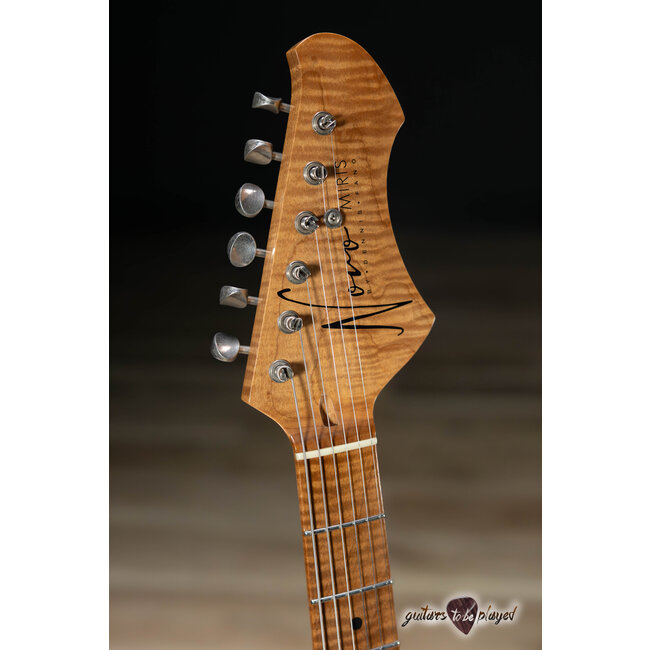 Novo Custom Miris J Semi-Hollow w/ Gold Foils – Coke Bottle Green Sparkle