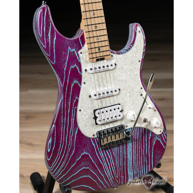 ESP Japan Original Series Snapper CTM – Drift Wood Indigo Purple w/ Blue Filler