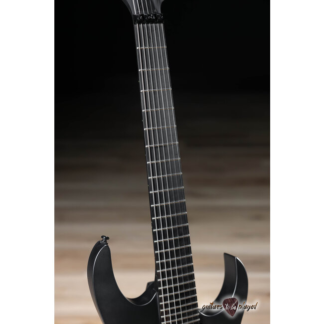 Ibanez RGRB720 RG Iron Label 7-String Tremolo Guitar – Black Flat