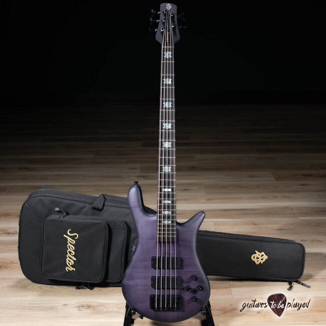Spector Euro 5 LX Neck-Thru 5-String EMG Bass – Nightshade