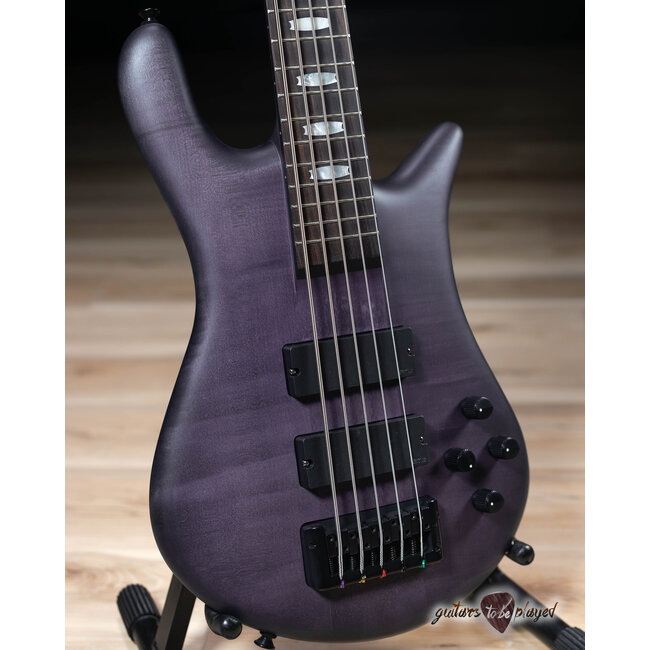 Spector Euro 5 LX Neck-Thru 5-String EMG Bass – Nightshade