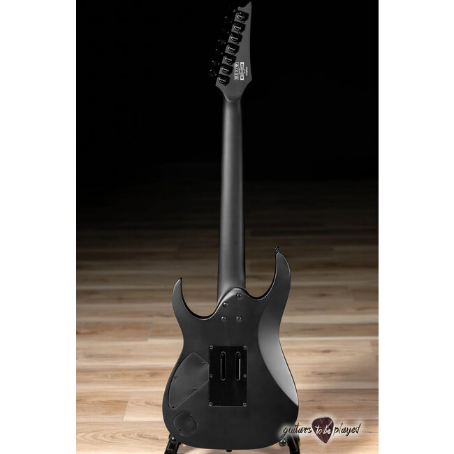 Ibanez RGRB720 RG Iron Label 7-String Tremolo Guitar – Black Flat