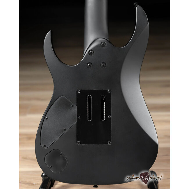 Ibanez RGRB720 RG Iron Label 7-String Tremolo Guitar – Black Flat