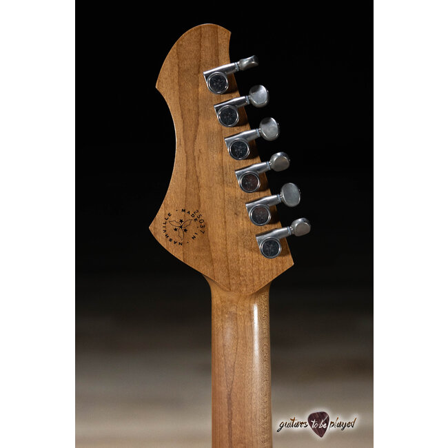 Novo Custom Miris H2 Semi-Hollow 24.75" Scale w/ Fralin Pure PAF's – Gold Top