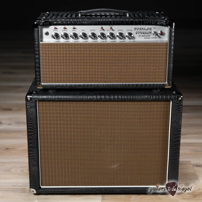 Amplified Nation Wonderland Overdrive V2 Tube-Rect 50W Head & Cab – Black Croc
