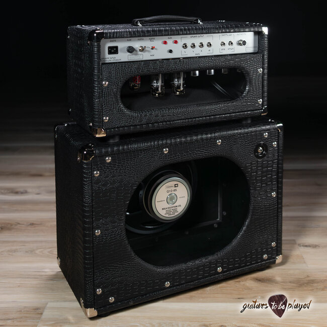 Amplified Nation Wonderland Overdrive V2 Tube-Rect 50W Head & Cab – Black Croc