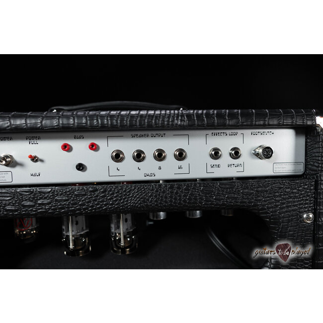 Amplified Nation Wonderland Overdrive V2 Tube-Rect 50W Head & Cab – Black Croc