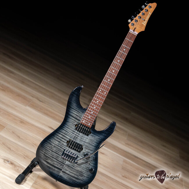 Ibanez AZ24S1F Standard HH Roasted Maple Neck Guitar –Transparent Black Sunburst