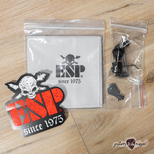 ESP Vulture James Hetfield Signature Custom Shop Guitar w/ Case – Black Satin