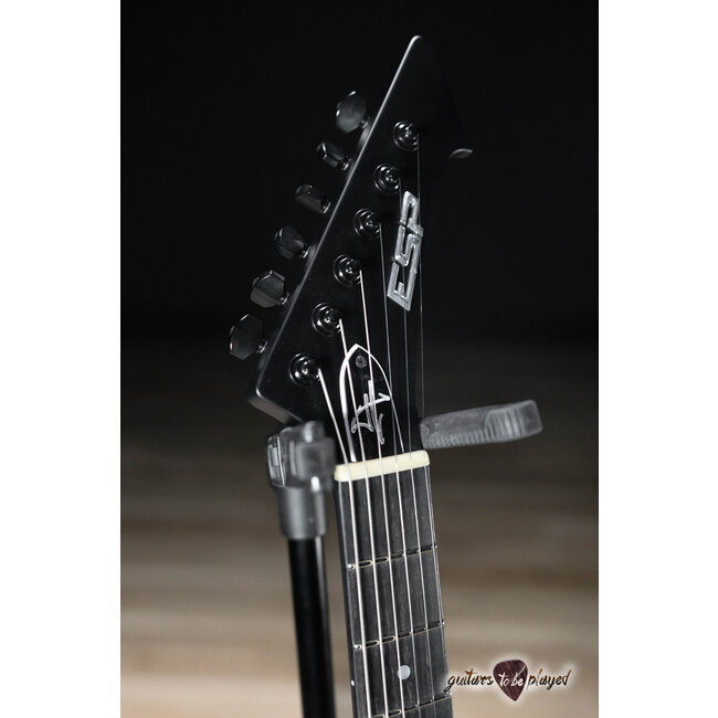 ESP Vulture James Hetfield Signature Custom Shop Guitar w/ Case – Black Satin