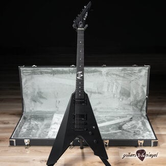 ESP ESP Vulture James Hetfield Signature Custom Shop Guitar w/ Case – Black Satin