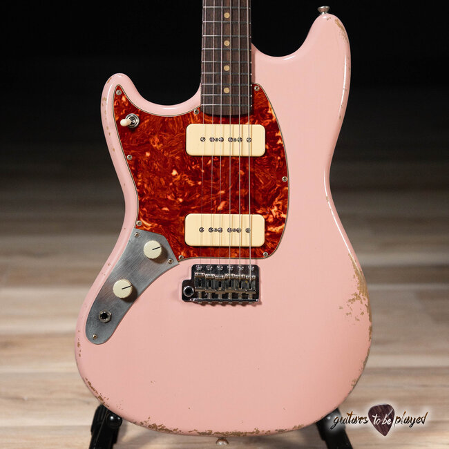 Fano MG6 Oltre Left-Handed P-90 Guitar w/ Gigbag – Shell Pink