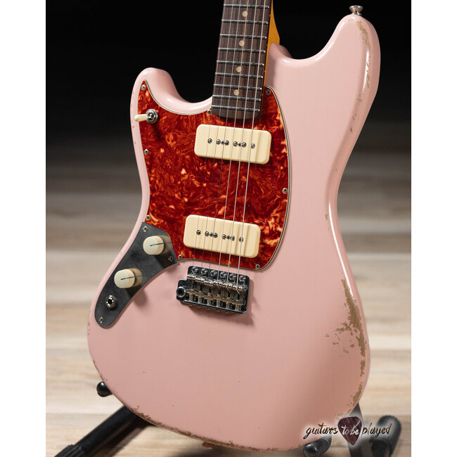 Fano MG6 Oltre Left-Handed P-90 Guitar w/ Gigbag – Shell Pink