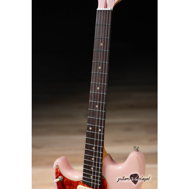 Fano MG6 Oltre Left-Handed P-90 Guitar w/ Gigbag – Shell Pink