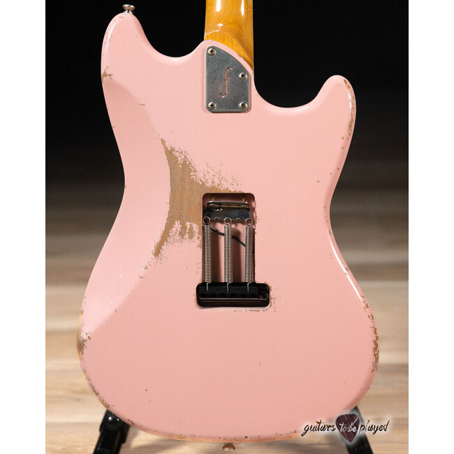 Fano MG6 Oltre Left-Handed P-90 Guitar w/ Gigbag – Shell Pink