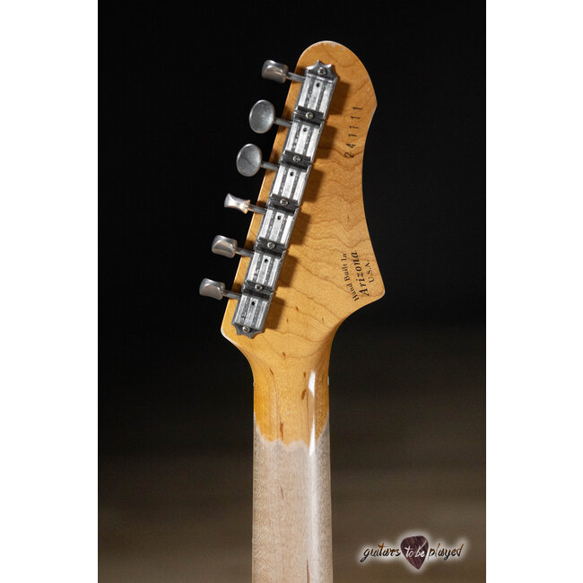 Fano MG6 Oltre Left-Handed P-90 Guitar w/ Gigbag – Shell Pink