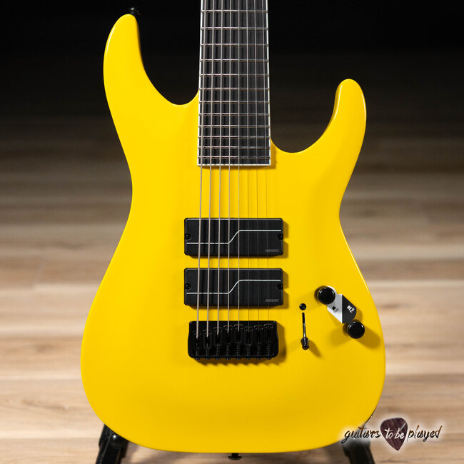 ESP LTD SC-608B Stephen Carpenter 8-String Baritone Guitar w/ Case – Yellow