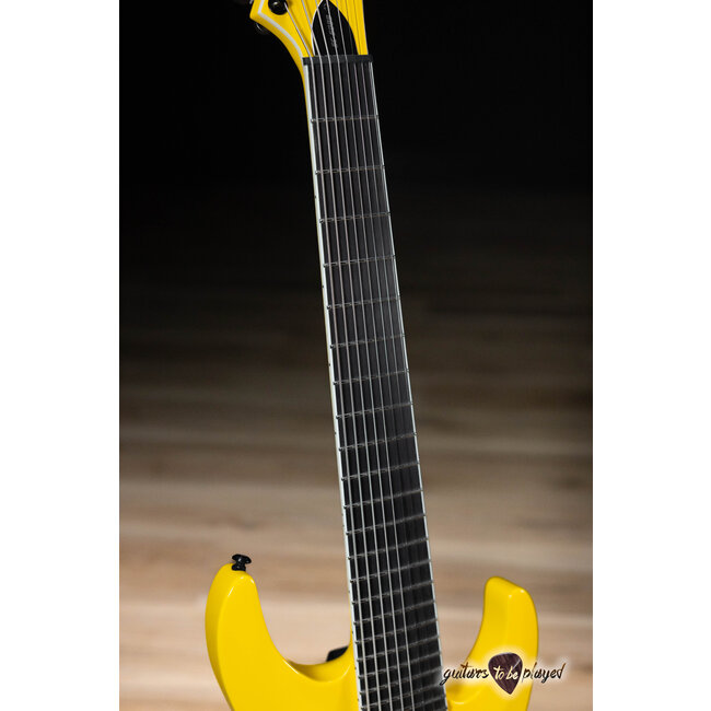 ESP LTD SC-608B Stephen Carpenter 8-String Baritone Guitar w/ Case – Yellow