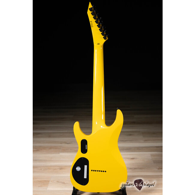 ESP LTD SC-608B Stephen Carpenter 8-String Baritone Guitar w/ Case – Yellow